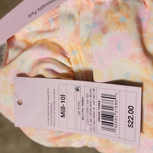 NWT Womens Wild Fable LongLine Halter Bikini Top. Size XL - Picture 6 of 7